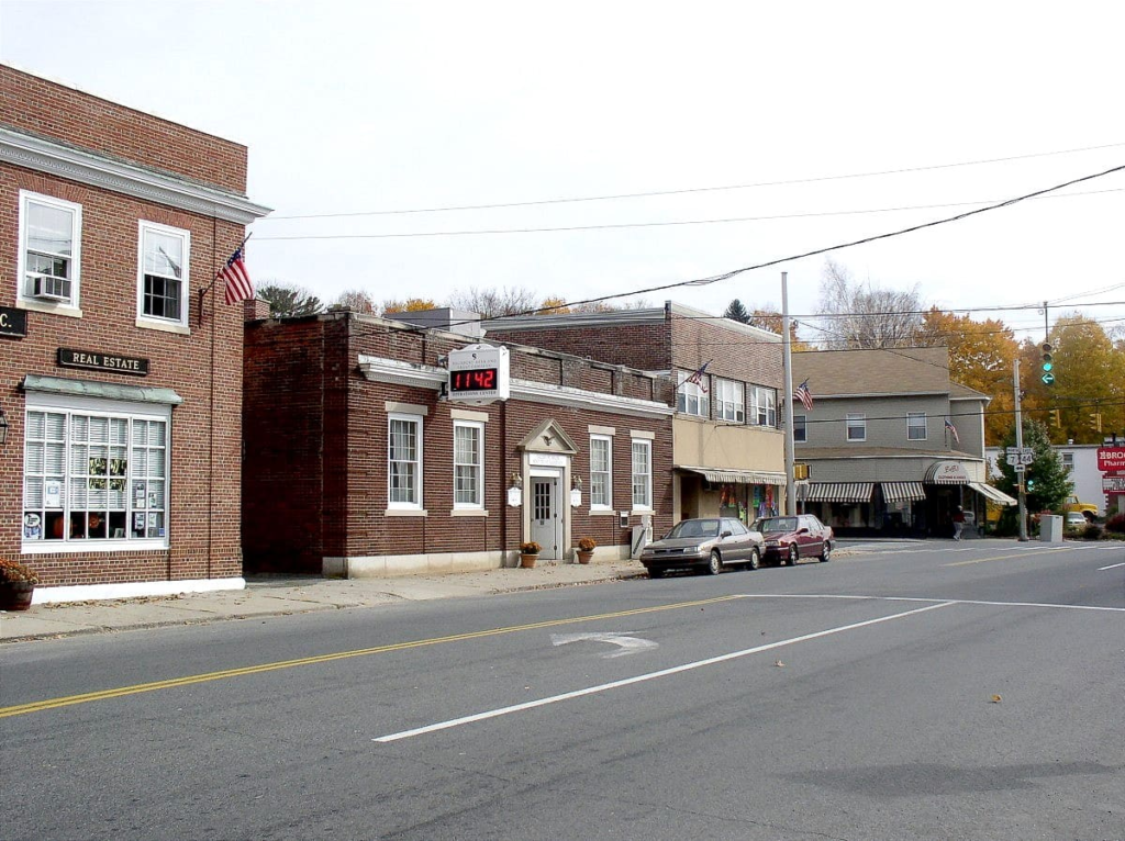 Main Street in Canaan, Connecticut