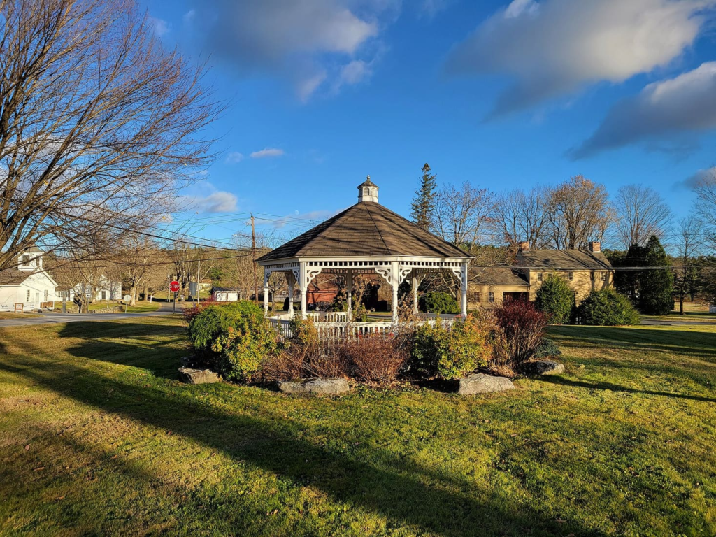 Gazebo in Winchester, Connecticut