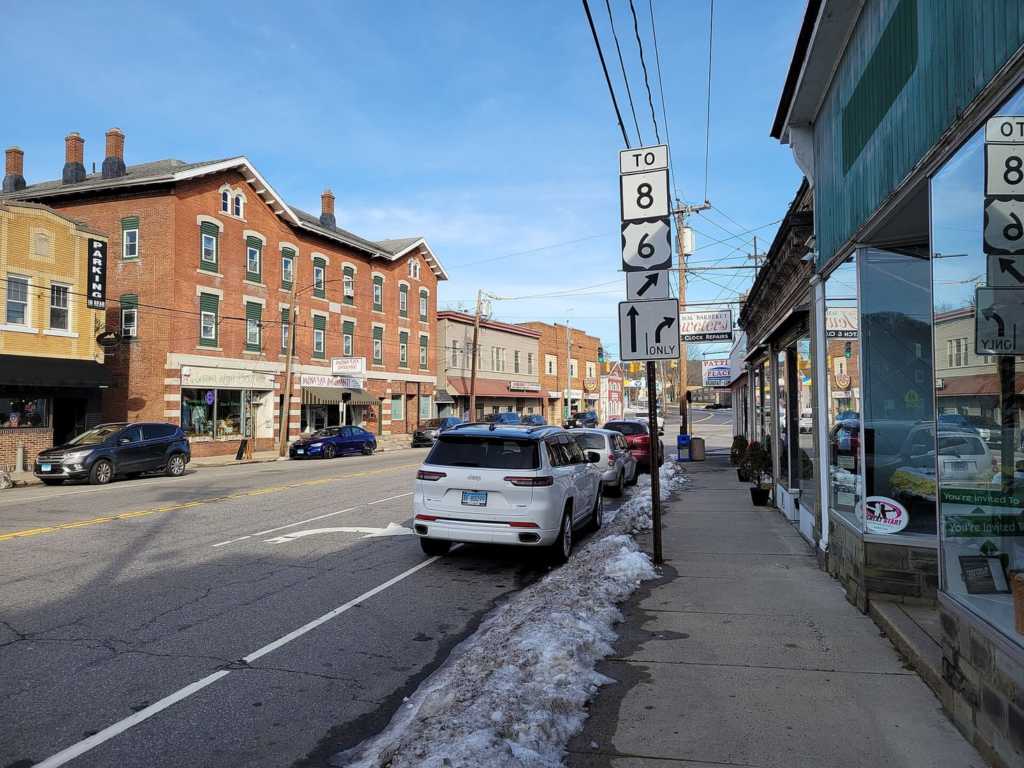 Main Street in Thomaston, Connecticut
