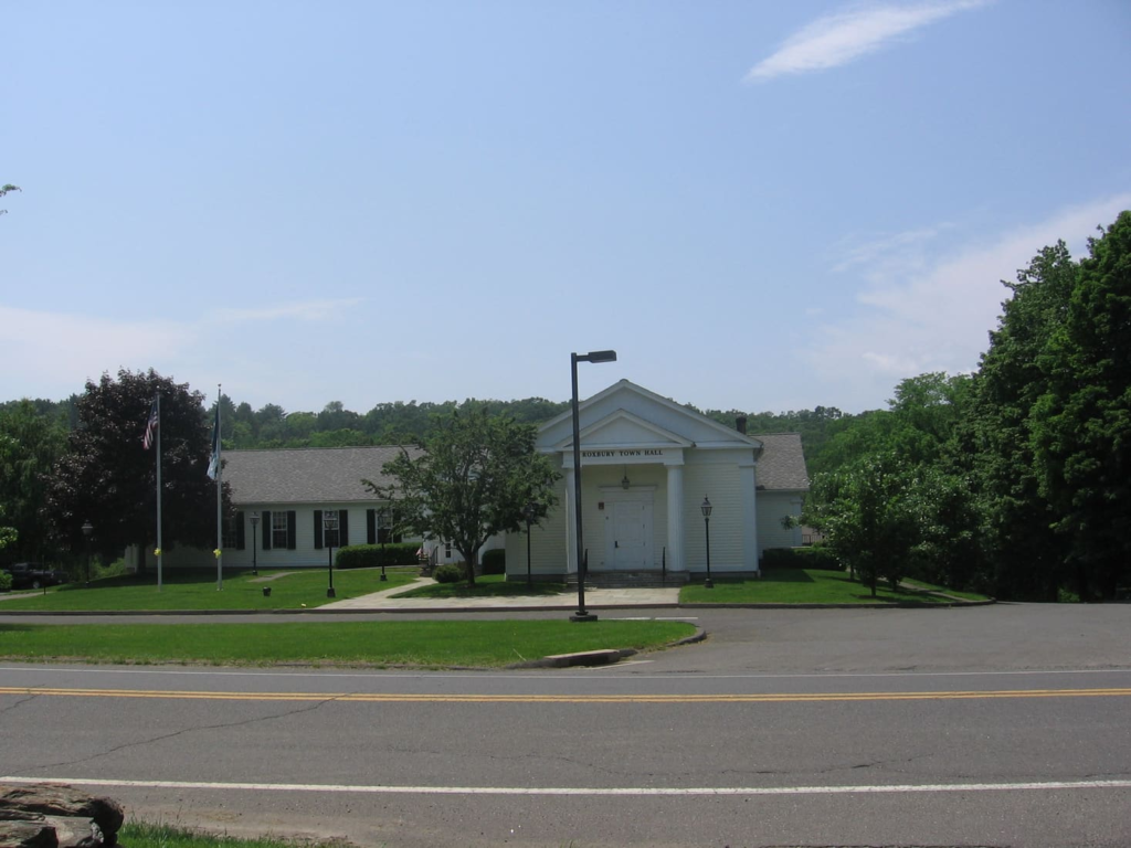 Roxbury Town Hall in Roxbury, Connecticut